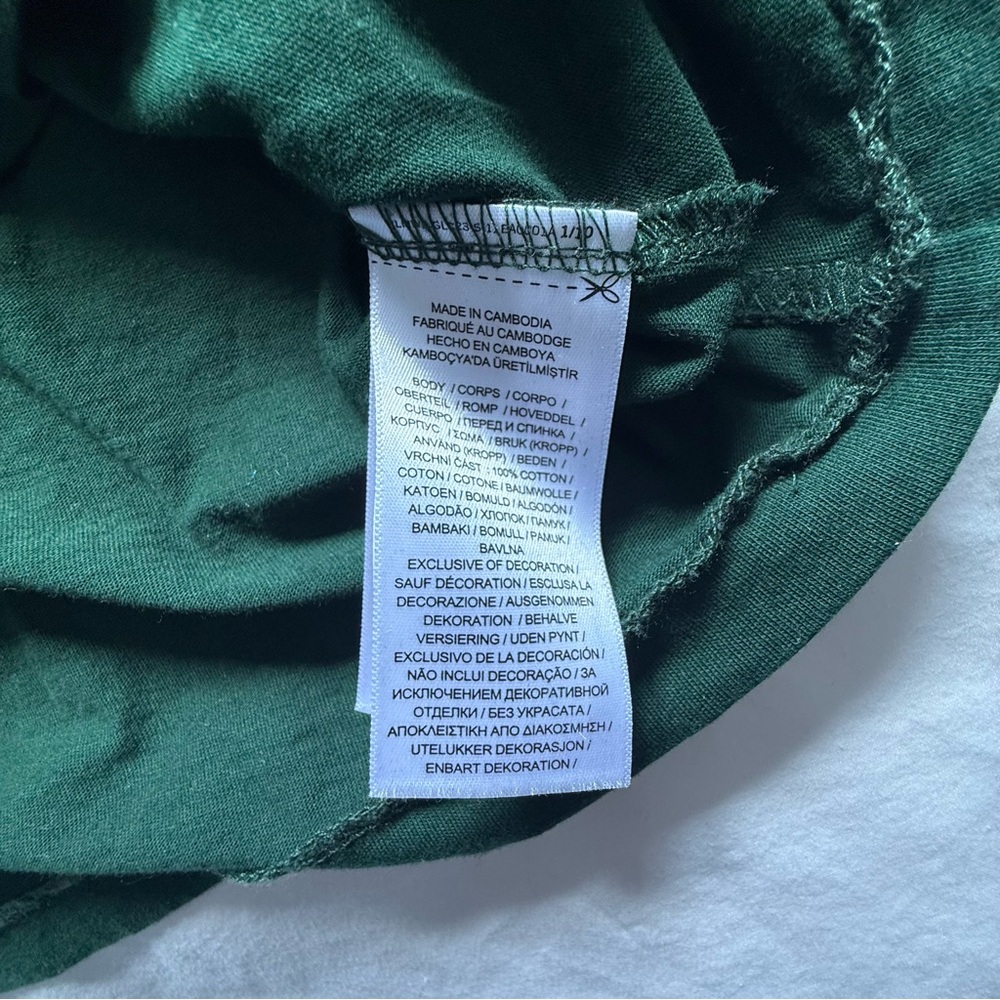 Polo Ralph Lauren Classic Logo Men’s XXL Green Long Sleeve Tee - Picture 6 of 9